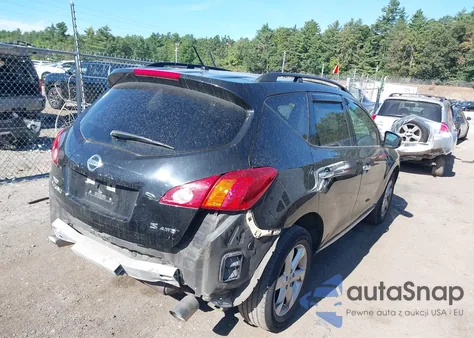 2009 Nissan Murano S z USA, uszkodzony, nr VIN JN8AZ18W19W145460